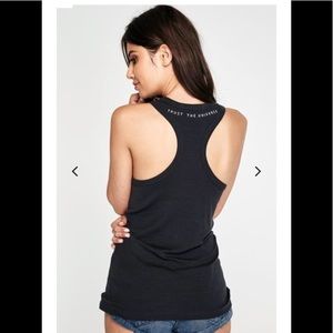 Spiritual gangster racerback tank Trust the Universe